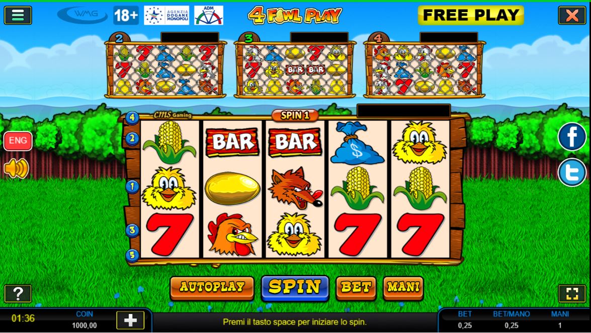 4 Fowl Play Gratis