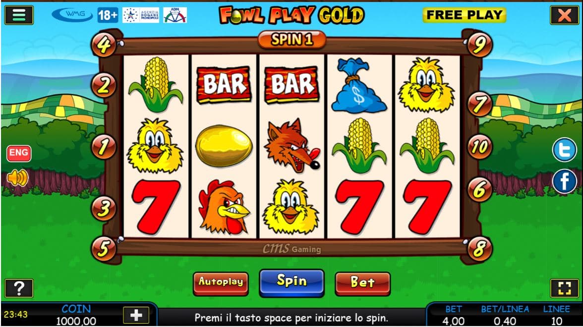 Fowl Play Gold Gratis